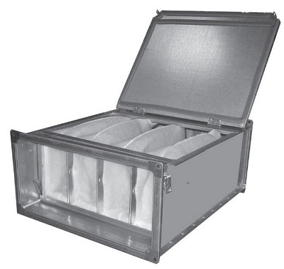 Фильтры для каналов прямоугольного сечения- типа ФВП